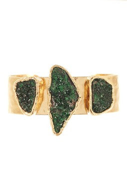 Triple Siberian Uvarovite Cuff