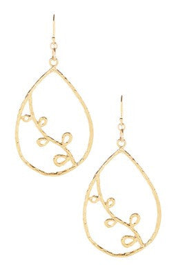 Grapevine Teardrop Earrings