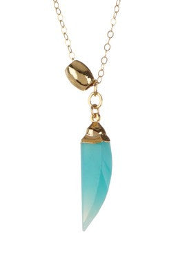 Aqua Blue Baby Necklace