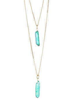 Emerald Quartz Layered Necklace