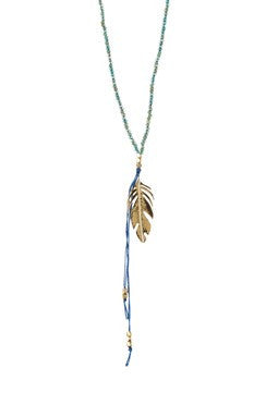 Princess Peacock Beaded Necklace