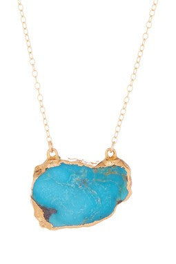 Freeform Turquoise Necklace