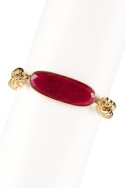 Ruby Link Chain Bracelet