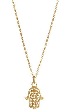 Hamsa Charm Necklace