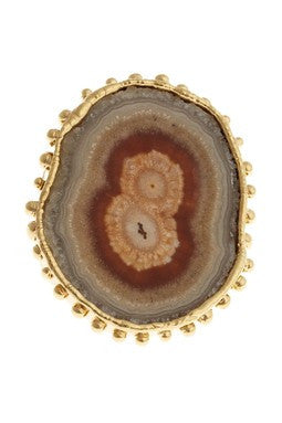 Gold Double Stalactite Ring