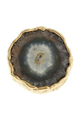 Jasper Ice Stalactite Ring