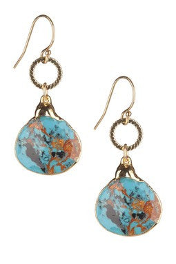 Turquoise Teardrop Earrings